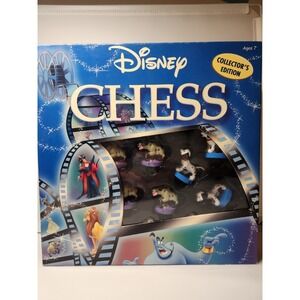 NEW Disney Chess Set  32 Piece of Disney Characters Collectors Edition